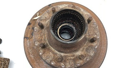 81-93 Ram W250 Passenger Right Front Spindle Steering Knuckle With Wheel Hub