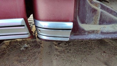 1979 Ford F150 Passenger Right Rear Moulding On Lower Cab Panel Oem