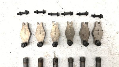 01-02 Dodge Ram 2500 Fuel Injector Hold Downs And Injector Tubes 5.9L Cummins