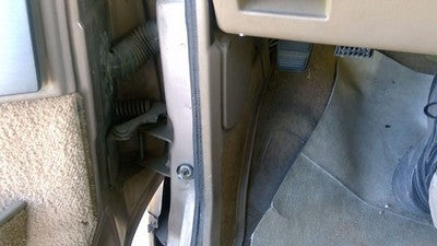 1995 Chevy Astro Driver Left Lower Kick Trim Panel Oem Tan