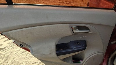 2010 Honda Insight Driver Left Rear Door Trim Panel With Switches Back Tan