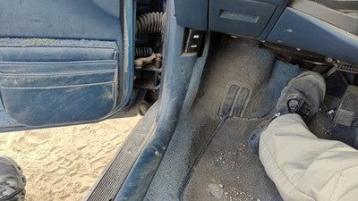 1989 Olds Cutlass Calais Driver Left Lower Kick Trim Panel Oem Blue 2 Door