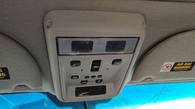 2003 Lincoln Town Car Center Overhead Console Oem Dome Light Sun Roof Gray