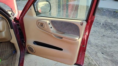 2000 Dodge Durango Passenger Right Front Door Trim Panel With Switches Tan