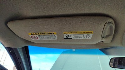 2001 Jeep Grand Cherokee Driver Left Sun Visor Oem Gray 5Hb93tl2ab