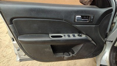 10-12 Fusion Driver Left Front Door Trim Panel With Master Switch Charcoal Fw