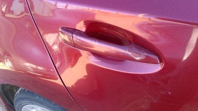 10-12 Lexus Hs250h Hybrid Passenger Right Rear Outside Door Handle Back Red 3r1