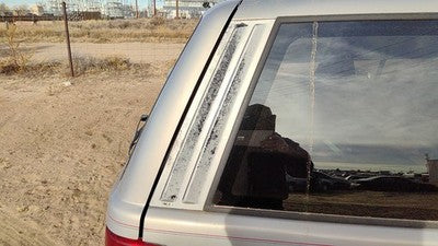 1994 Jeep Grand Cherokee Passenger Right Rear Moulding On Quarter Panel Silver