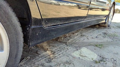02 Infiniti G20 Passenger Right Lower Rocker Panel Moulding Side Skirt Oem Black