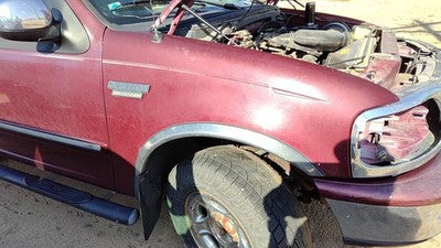 1997-2002 Ford Expedition Passenger Right Front Fender Oem Maroon Jl F85z16005ca