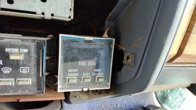 1984 Deville Sedan Fuel Data Control Panel Buttons Oem Switch