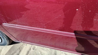 02-06 Camry Driver Left Front Moulding From Door Oem Trim Strip Salsa Red 3Q3