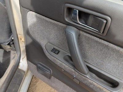 1990 Subaru Legacy Passenger Right Rear Door Trim Panel With Switches Back Gray