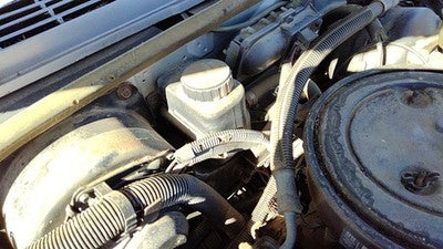 1985-1986 Pontiac Sunbird Power Steering Fluid Remote Reservoir Tank Oem 1.8L