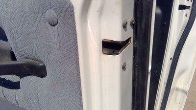 92-14 Van E150 Passenger Right Rear Door Latch With Rods/Cables Assembly Back