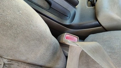 2002-2003 Toyota Camry Driver Left Front Seat Belt Buckle Receiver Oem Taupe 43