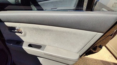 07-09 Sentra Passenger Right Rear Door Trim Panel With Switches Back Black W