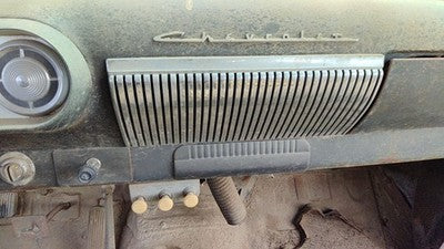 1953 Chevy Bel Air 150 Sedan Center Chrome Dash Grille Oem