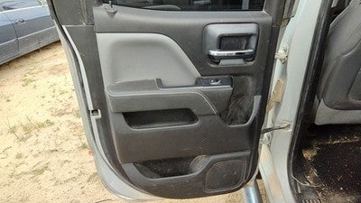 14-15 1500 Driver Left Rear Door Trim Panel With Switches Back H2r Gray