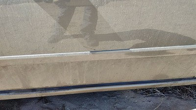 1998-2004 Audi A6 Driver Left Front Moulding From Door Oem Trim Strip 3.0L Gold