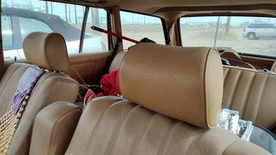 1980 Mercedes 300Td Pair Of Front Headrests Oem Left Right Set Seat