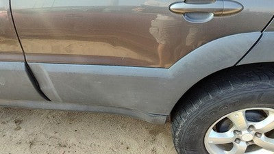 05 06 Mazda Tribute Driver Left Rear Moulding From Door Back Trim Strip Gray Cx