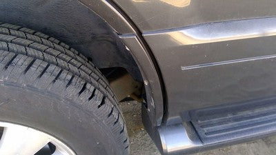 2007 Mountaineer Passenger Right Rear Moulding On Quarter Panel Charcoal G5