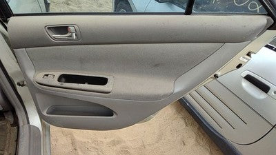 05-06 Camry Passenger Right Rear Door Trim Panel With Switches Back 95 Stone