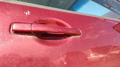 04-12 Mitsubishi Galant Passenger Right Front Outside Door Handle P06 Ultra Red