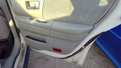 00-02 Ford Taurus Passenger Right Rear Door Trim Panel With Switches Back Gray