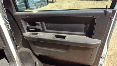2013-23 Dodge Ram 1500 Passenger Right Front Door Trim Panel With Switches Black