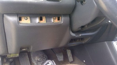 89-93 Galant Vr-4 Lower Dash Under Column Knee Bolster Trim Panel Black