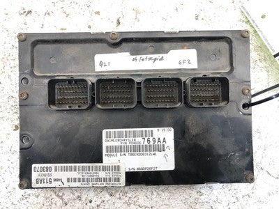 2003 Dodge Intrepid Electronic Control Module Engine Computer Ecm Ecu 04896511Ab