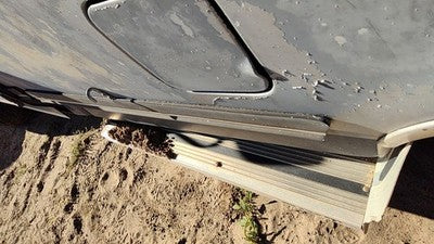 1989 Ford F150 Driver Left Rear Moulding On Front Of Box Oem Lh