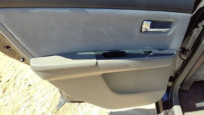 07-09 Nissan Sentra Driver Left Rear Door Trim Panel With Switches Back Black W
