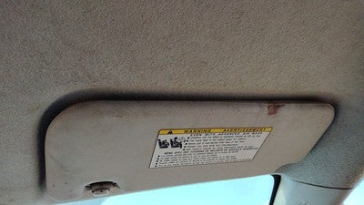 2009-2013 Toyota Corolla Passenger Right Sun Visor Oem 7431002G00b0
