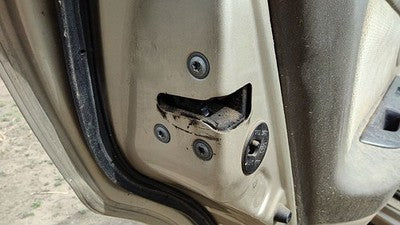 2000-2003 Nissan Maxima Driver Left Rear Door Latch With Rods/Cables Oem Back