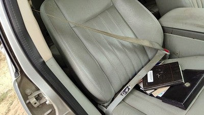 03-05 Lincoln Aviator Passenger Right Front Seat Belt Retractor Shoulder Gray Bl