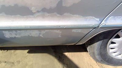 1991 Chevy Caprice Driver Left Rear Moulding From Door Oem Back Trim Strip Blue