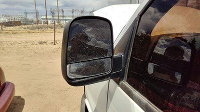 2008-2014 Chevy Express Van Driver Left Side Mirror Door Mounted Oem 15227418