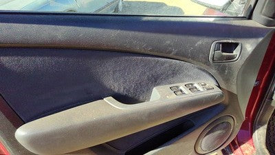 03-06 Outlander Driver Left Front Door Trim Panel With Master Switch Black