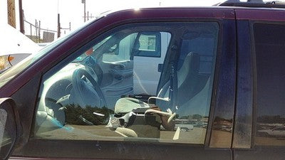 97-02 Ford Expedition Driver Left Front Side Window Door Glass Oem 1L1z7821411aa