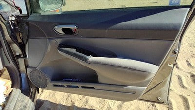 06-11 Civic Passenger Right Front Door Trim Panel With Switches Sedan Gr Gray