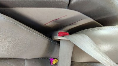 2000-2001 Legacy Outback Driver Left Front Seat Belt Buckle Receiver Oem Tan 040