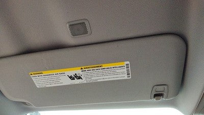2014-2019 Silverado 1500 Driver Left Sun Visor Oem H2r Gray 22987235