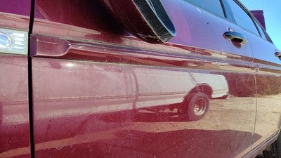 06-09 Accent Driver Left Front Moulding From Door Trim Strip 5r Wine Red 4 Door