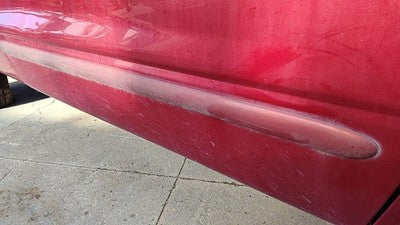 98-02 Dodge Durango Passenger Right Front Moulding From Door Oem Trim Strip Red