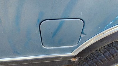 1982 Ford F150 Fuel Tank Door With Hinge Gas Lid Oem Filler Blue