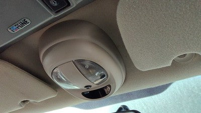 02 Pt Cruiser Center Overhead Console Dome Light Map Lamp Cubby Fl Taupe