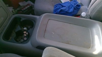 2000 2001 2002 Chevy Tahoe Center Floor Console Assembly Oem Gray 12d